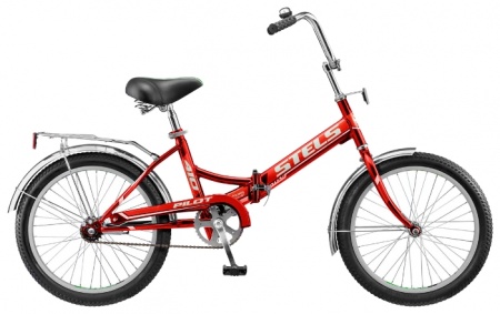 Велосипед Stels Pilot-410 (20" 1ск) 13,5" Черный/красный, Z011 фото большое