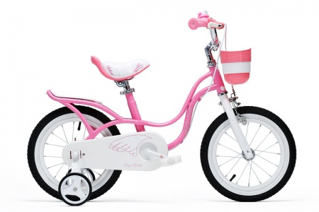 Велосипед Royal Baby 14" LITTLE SWAN, розовый фото большое