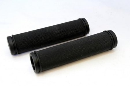 Ручки С98-130 на руль 3-323 резиновые 130мм черные CLARK`S фото большое