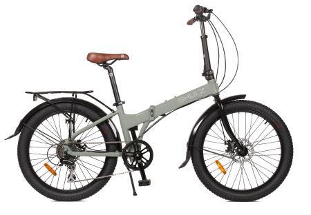 Велосипед SHULZ Easy Fat складной (soft grey/светло-серый YS-7358) фото большое