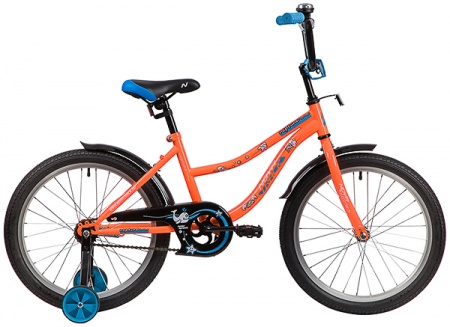 Велосипед Novatrack 20" NEPTUNE, оранжевый (2020) фото большое