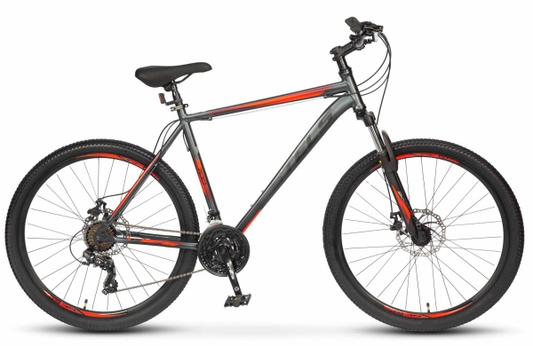 Велосипед Stels Navigator-700 MD (27,5" 21ск) 19" Красный/серый, Z010 фото маленькое
