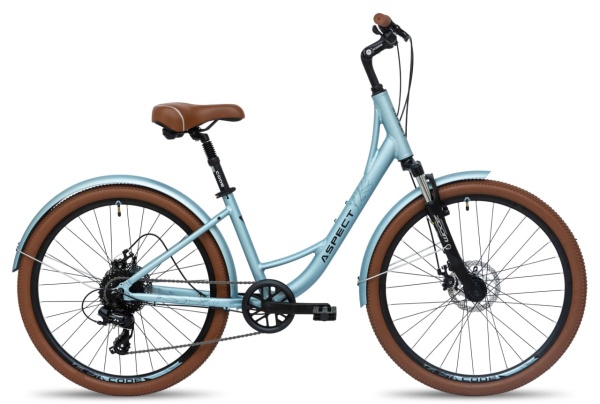 Велосипед Aspect 26" Citylife (18" 8ск) Голубой (2026)