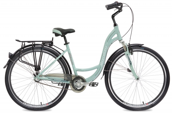 Велосипед Stinger 28" Barselona Std (17" 3ск) зеленый фото большое