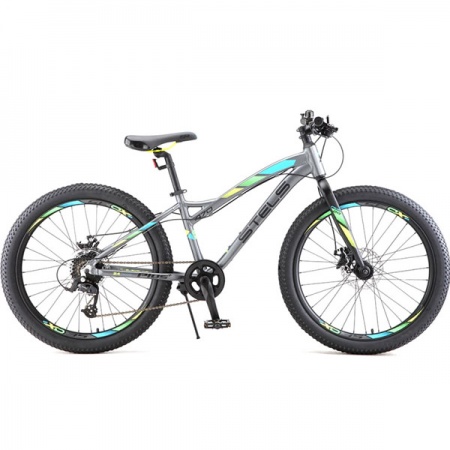 Велосипед Stels Navigator-470 MD (24"+ 8ск) 13.5" Антрацитовый, V010 фото большое