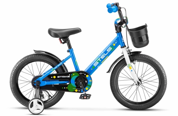 Велосипед Stels 16" Strike VC (9.6" Синий) Z010