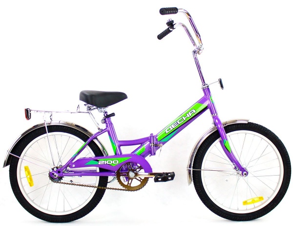 Велосипед Десна-2100 (20" 1ск) 13" Лиловый (Э), Z011 фото большое