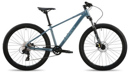 Велосипед Aspect 26" Nickel (16" 8ск) Серо-голубой (2026) фото большое