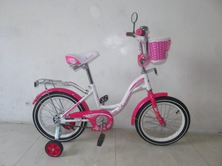 Велосипед Varma 16" Зайка, розовый фото большое