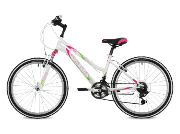 Велосипед Stinger 24" Latina (14" 18ск) белый, сталь, MICROSHIFT фото большое
