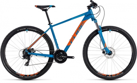 Велосипед CUBE Aim Pro 29 blue'n'orange 21" (2018) фото большое