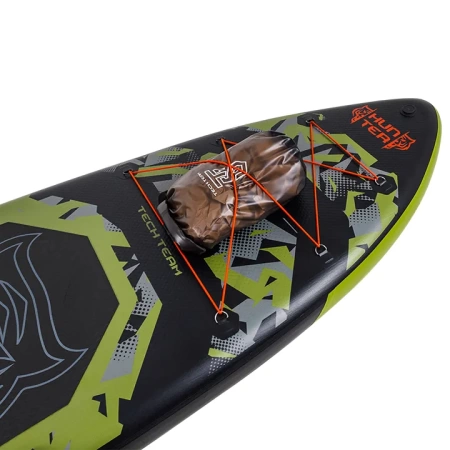 Сапборд HUNTER серый, 335x83x15 см фото большое