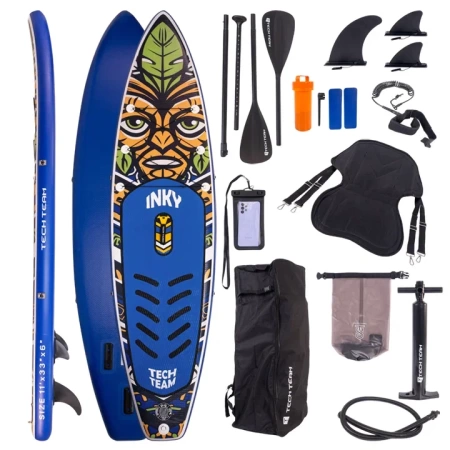 Сапборд INKI синий, 335x84x15 см фото большое