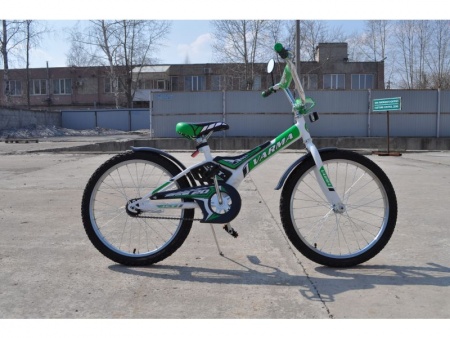 Велосипед Varma 20" Jet, бело-зеленый, ст. фото большое