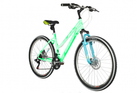 Велосипед Stinger 26" Latina D (19" 18ск) зеленый (2021) фото большое