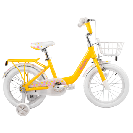 Велосипед TechTeam 20" Milena, желтый (алюмин) фото большое