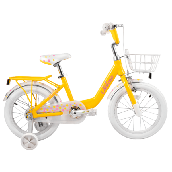 Велосипед TechTeam 20" Milena, желтый (алюмин) фото большое