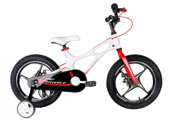 Велосипед Royal Baby 16" SPACE SHUTTLE, белый фото большое