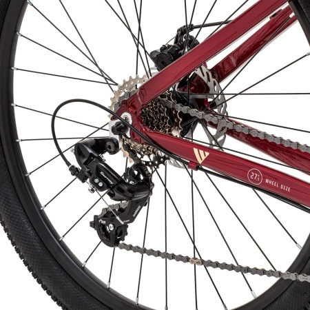 Велосипед Welt 27.5" Bianca 1.0 MD, L" Красный (170-185 см) (2026) фото большое