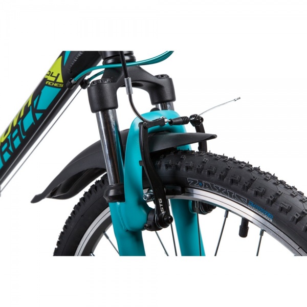 Велосипед Novatrack 24" TORNADO (13" 21ск) алюм., черный фото большое