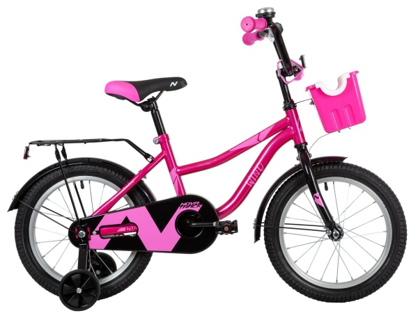 Велосипед Novatrack 16" WIND, коралловый (2022)