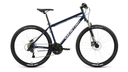 Велосипед Forward Sporting 27,5 3.2 HD (17" 24ск) темно-синий/серебристый (2022)