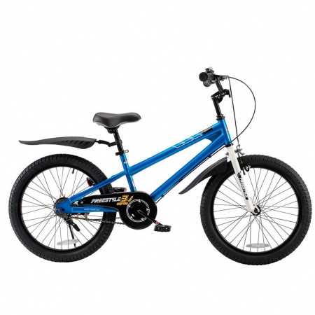 Велосипед Royal Baby 20" FREESTYLE, синий фото большое