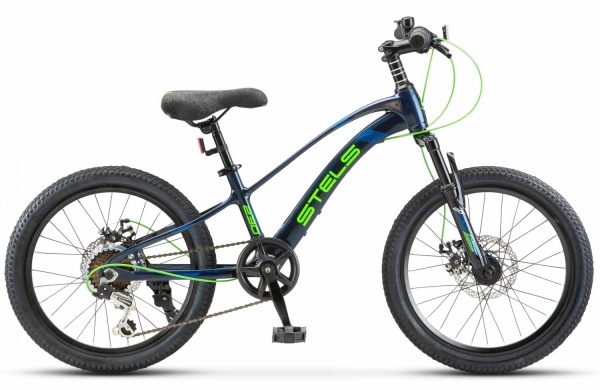 Велосипед Stels 20" Leader-230 MD (10,2" 7ск) Темно-синий/Черный, Z010 фото маленькое