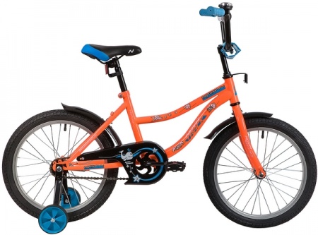 Велосипед Novatrack 18" NEPTUNE, оранжевый (2020) фото большое