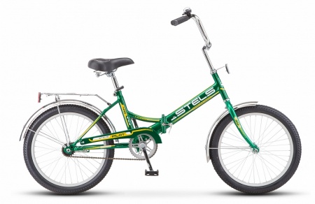 Велосипед Stels Pilot-410 20" Z011 (2018) 13,5" Зелёный/желтый фото большое