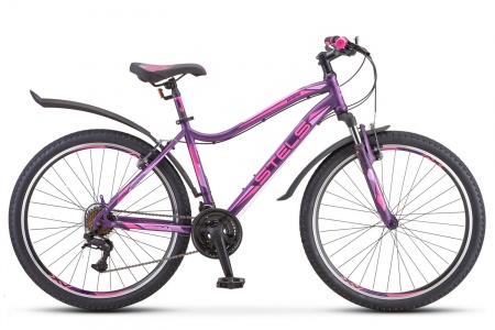 Велосипед Stels Miss-5000 V (26" 21ск) 15" Пурпурный, V041 фото большое