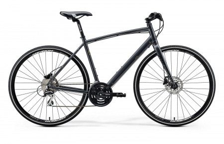 Велосипед Merida Crossway Urban 20-D ML(52cm) DarkSilver/Lime 42534 фото большое