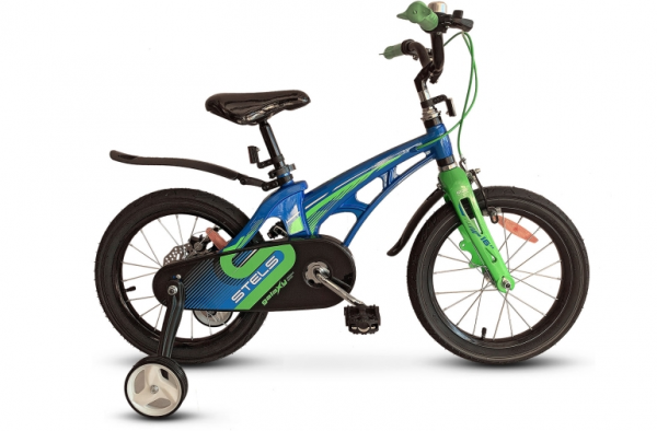 Велосипед Stels 18" Galaxy (Синий/зелёный) V010 фото большое