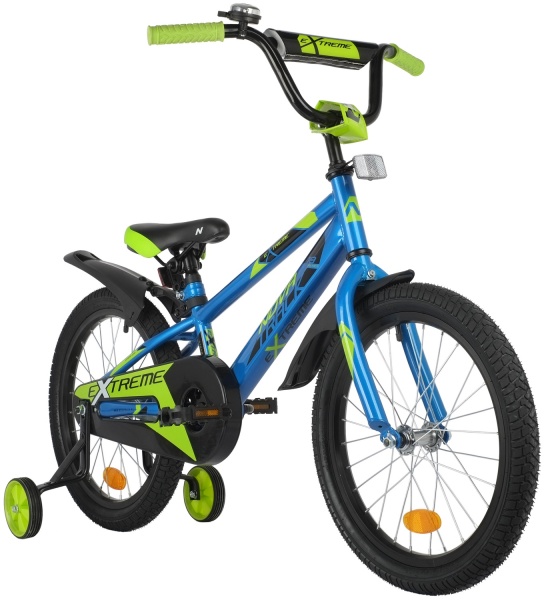 Велосипед Novatrack 18" EXTREME, синий (2021) Велосипед Novatrack 18" EXTREME, синий (2021) фото большое