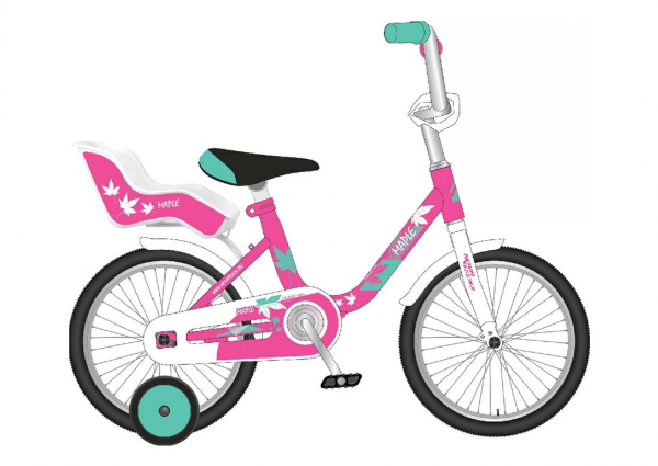 Велосипед Novatrack 12" MAPLE, розовый (2021) Велосипед Novatrack 12" MAPLE, розовый (2021) фото большое