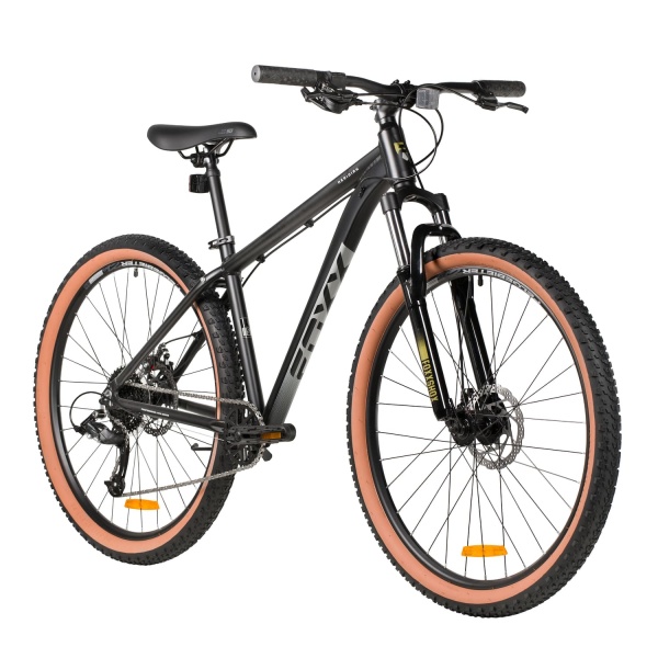 Велосипед Foxx 27.5" Meridian (16" 8ск) черный, алюминий (2026) фото маленькое
