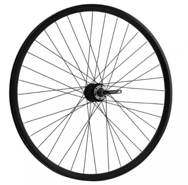 Колесо 26" переднее, ал втулка, гайка 566F фото большое