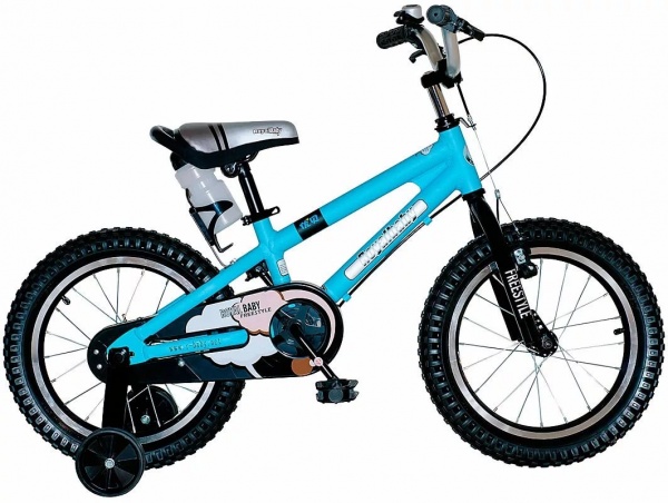 Велосипед Royal Baby 18" FREESTYLE ALLOY, синий Велосипед Royal Baby 18" FREESTYLE ALLOY, синий фото большое