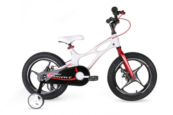 Велосипед Royal Baby 14" SPACE SHUTTLE, белый фото большое