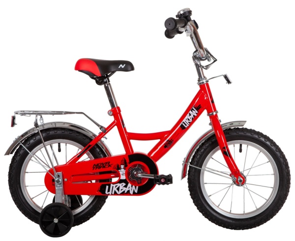 Велосипед Novatrack 14" URBAN, красный (2022)