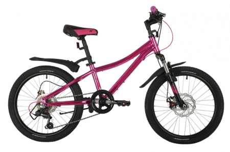 Велосипед Novatrack 20" KATRINA, алюм, розовый металик (2021) фото большое