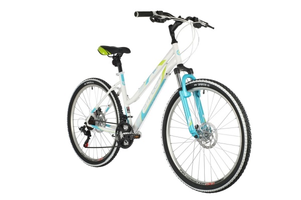 Велосипед Stinger 26" Latina D (15" 18ск) белый (2021) Велосипед Stinger 26" Latina D (15" 18ск) белый (2021) фото большое