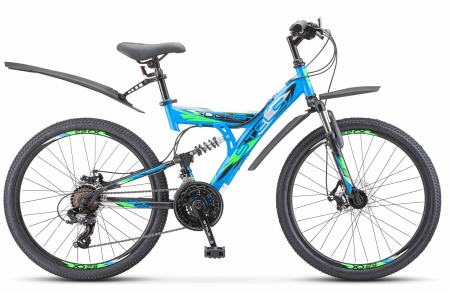 Велосипед Stels Focus MD (24" 18ск) 16" Синий/чёрный, V010 (2022)