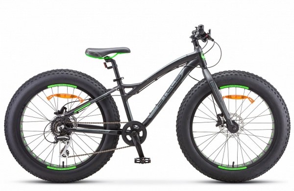 Велосипед Stels Aggressor D (24" 8ск) 13,5" Черный, V010 фото большое