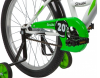 Велосипед Novatrack 20" STRIKE, черный-зелёный 2020 фото большое