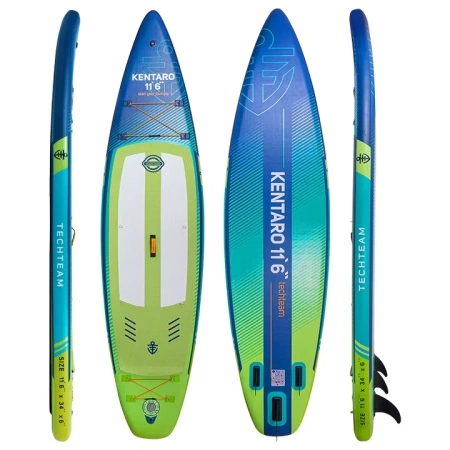 Сапборд KENTARO 11,6 (сине-зеленый) фото большое