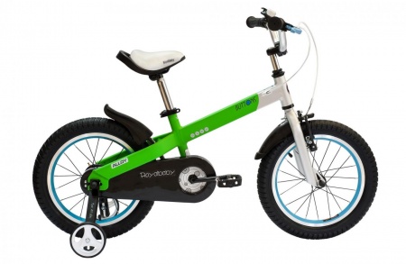 Велосипед Royal Baby 12" BUTTONS ALLOY, зеленый фото большое