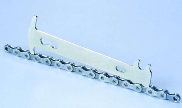 Цепеметр (калибр) 6-14503 YC-503 механический индикатор 0,75/1% износа серебр. BIKEHAND фото большое