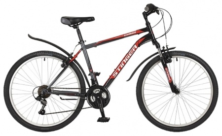Велосипед Stinger 26" Caiman 16" 18ск фото большое