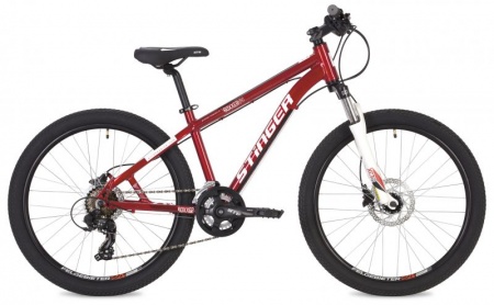 Велосипед Stinger 24" Boxxer Pro (14" 21ск) красный фото большое